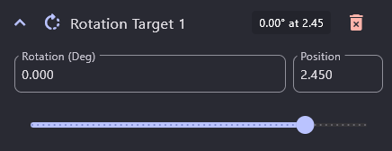 rotation targets tree